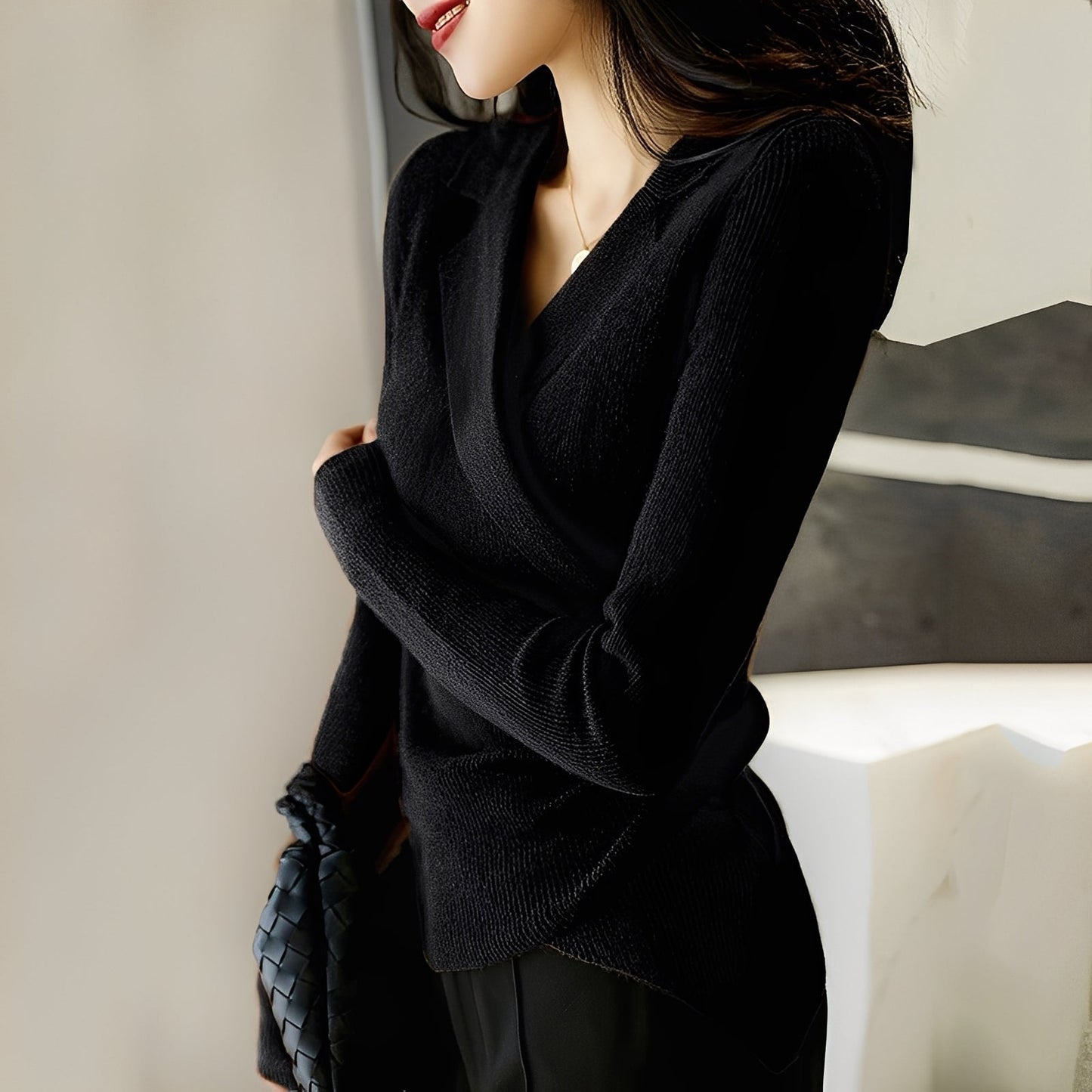 Yara - Elegantní svetr s dlouhými rukávy pro ženy