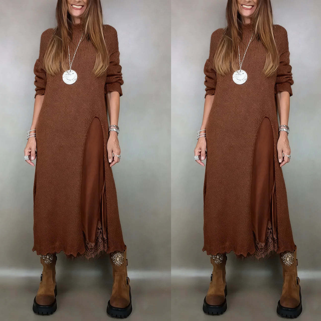 Fanny - Svetr a elegantní šaty pro ženy definovat