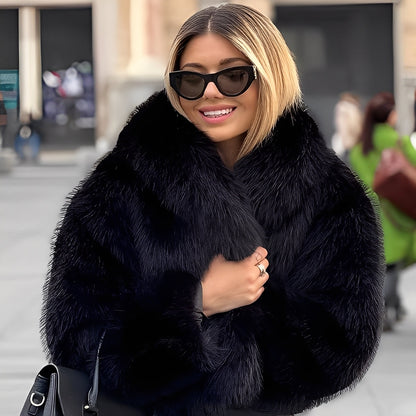 Jennifer - Stylová a elegantní bunda z umělé kožešiny pro ženy