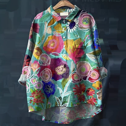 Garance - Klasická dámská halenka s dlouhými rukávy