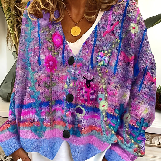 Daphné - Pohodlný a barevný svetr pro ženy