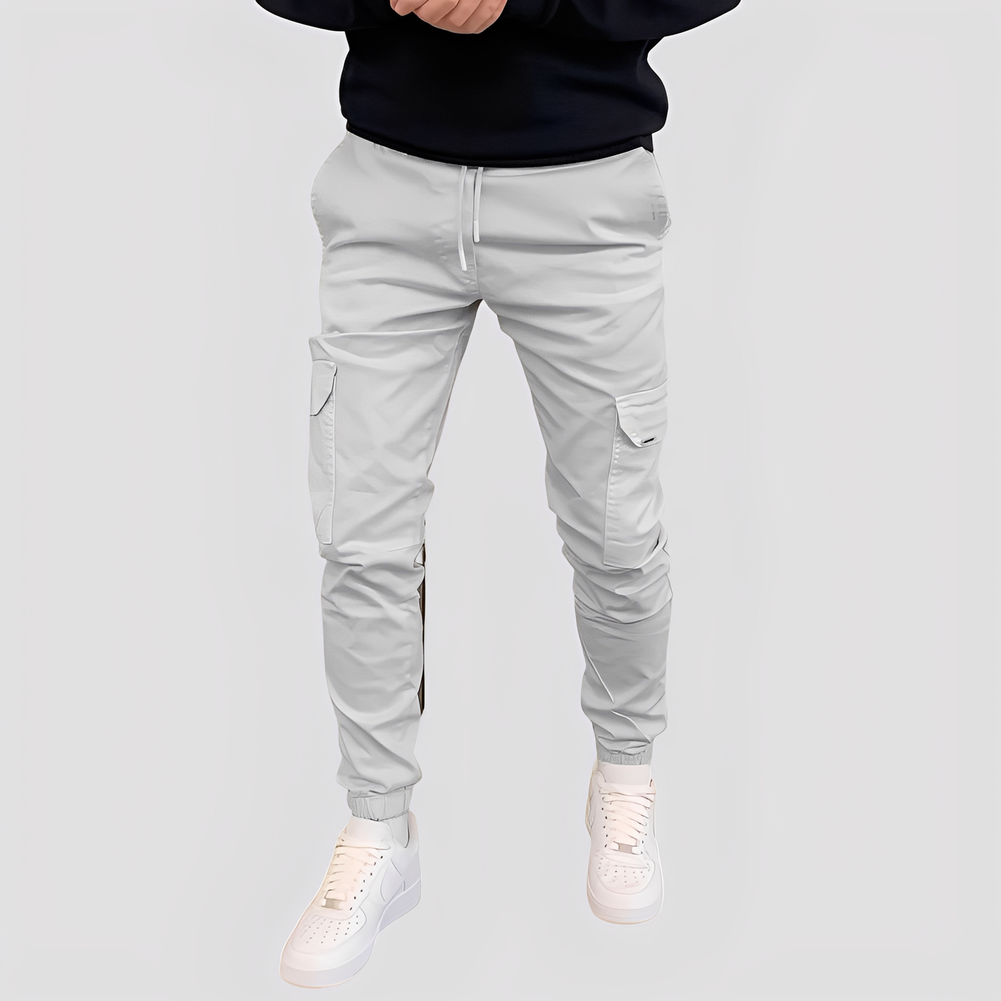 Brandon - Moderní cargo-jogger kalhoty pro muže