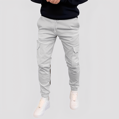 Brandon - Moderní cargo-jogger kalhoty pro muže