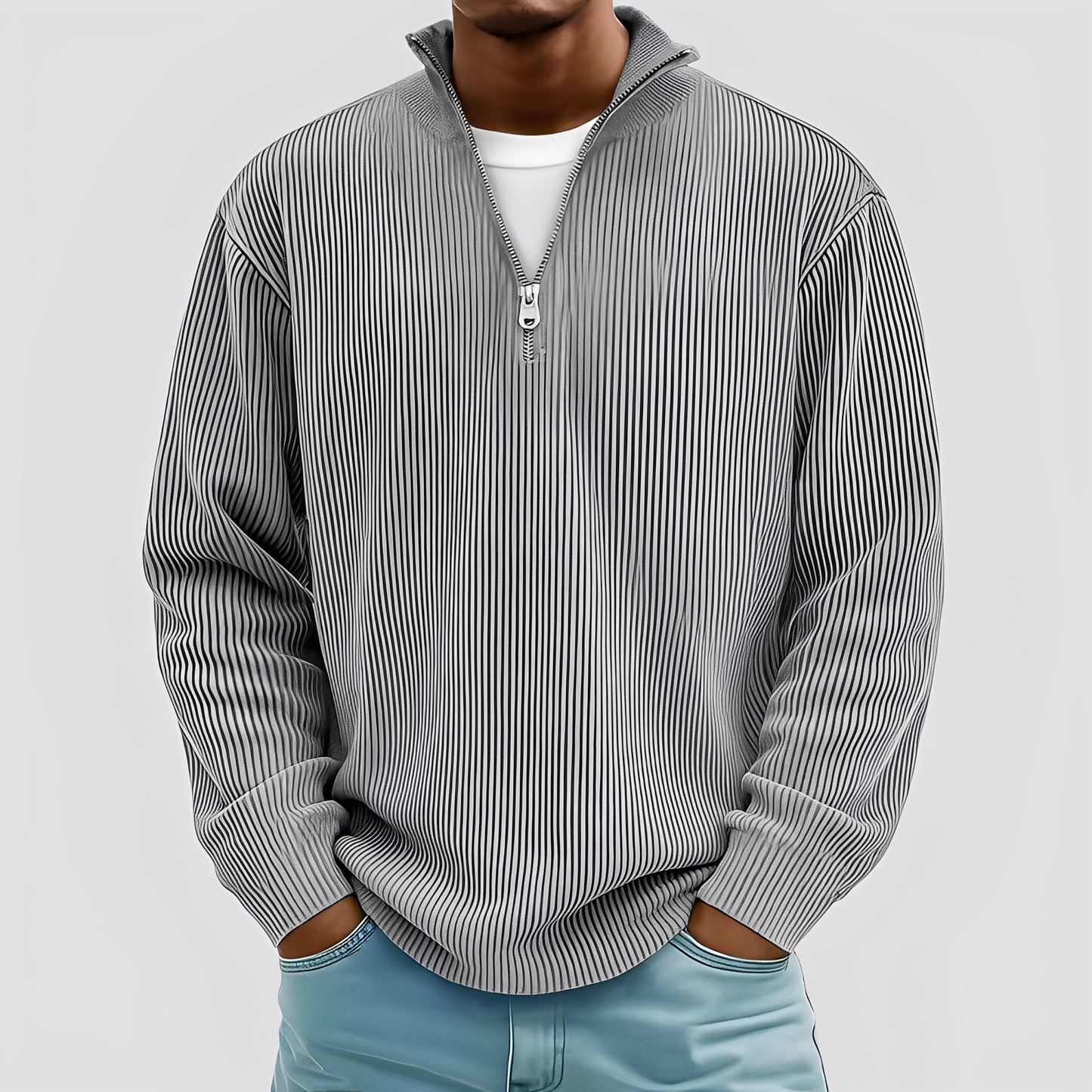 Henry - Moderní, pohodový, pánský teplý svetr