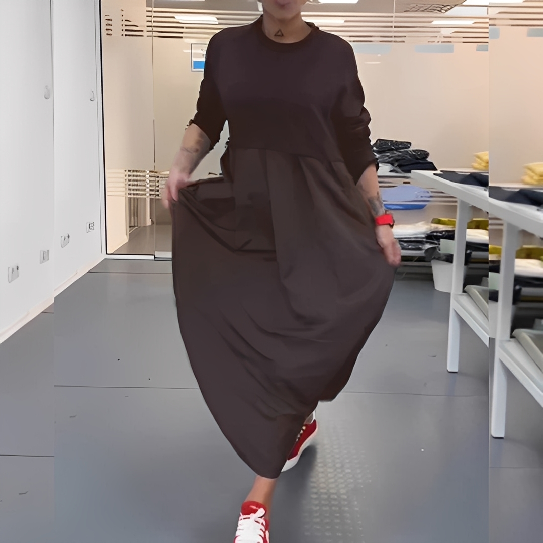 Gisèle - Šaty s kulatým výstřihem pro ženy