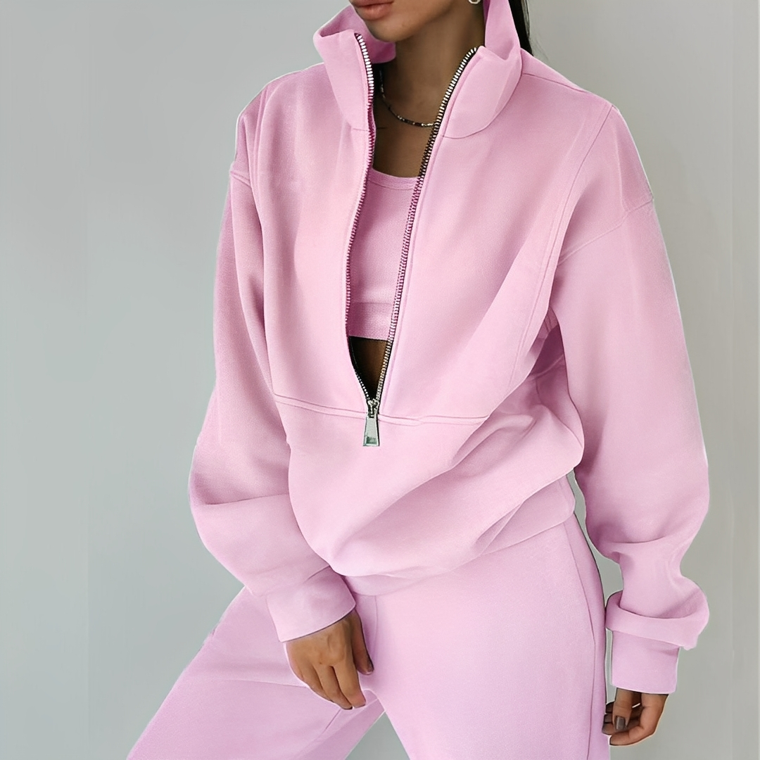 Mélissa - Souprava dvou kusů oversize pohodlná z teplákoviny