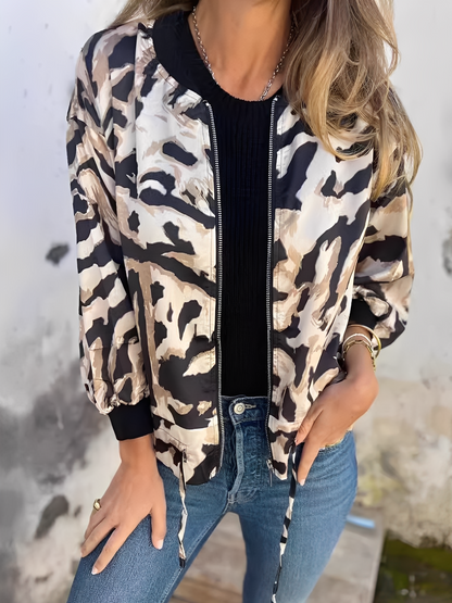 Ryana - Módní dámská bunda se zipem