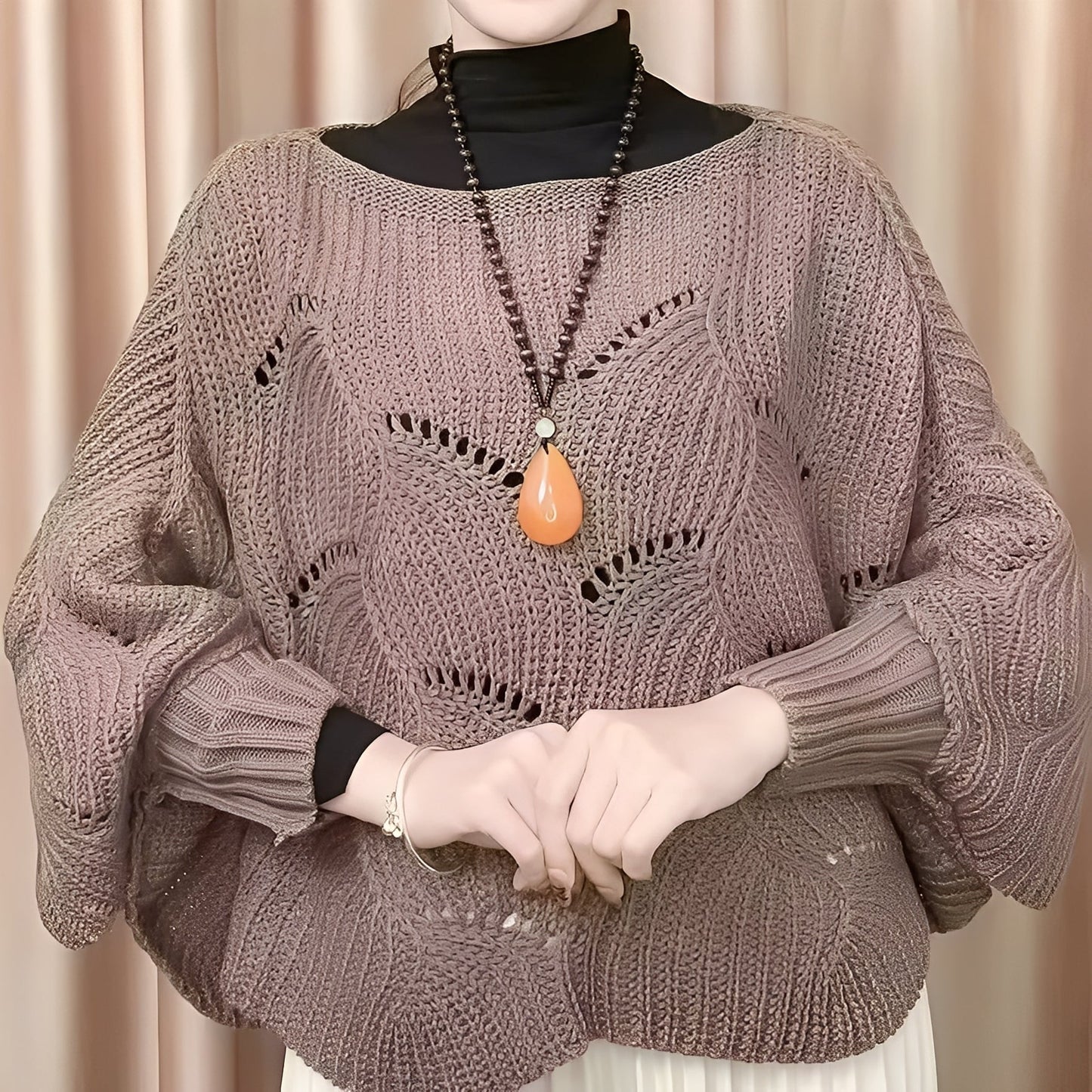 Celestine - Dámský termo svetr s rozšířenými rukávy