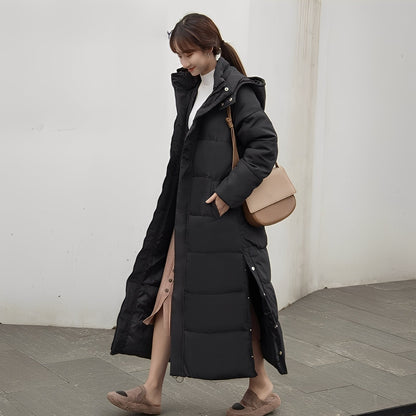 Maylis - Dlouhý zimní prošívaný kabát pro ženy