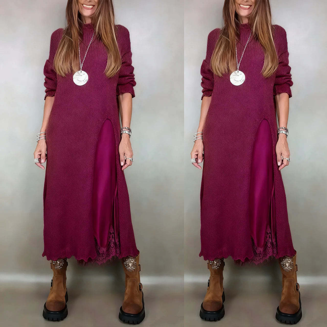 Fanny - Svetr a elegantní šaty pro ženy definovat