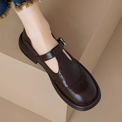 Marley - Stylové ploché kožené dámské boty