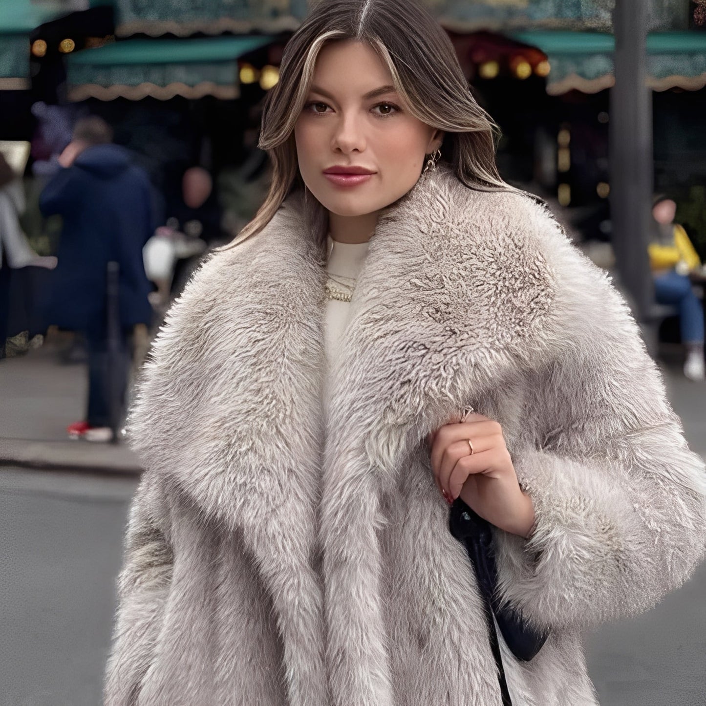 Jennifer - Stylová a elegantní bunda z umělé kožešiny pro ženy