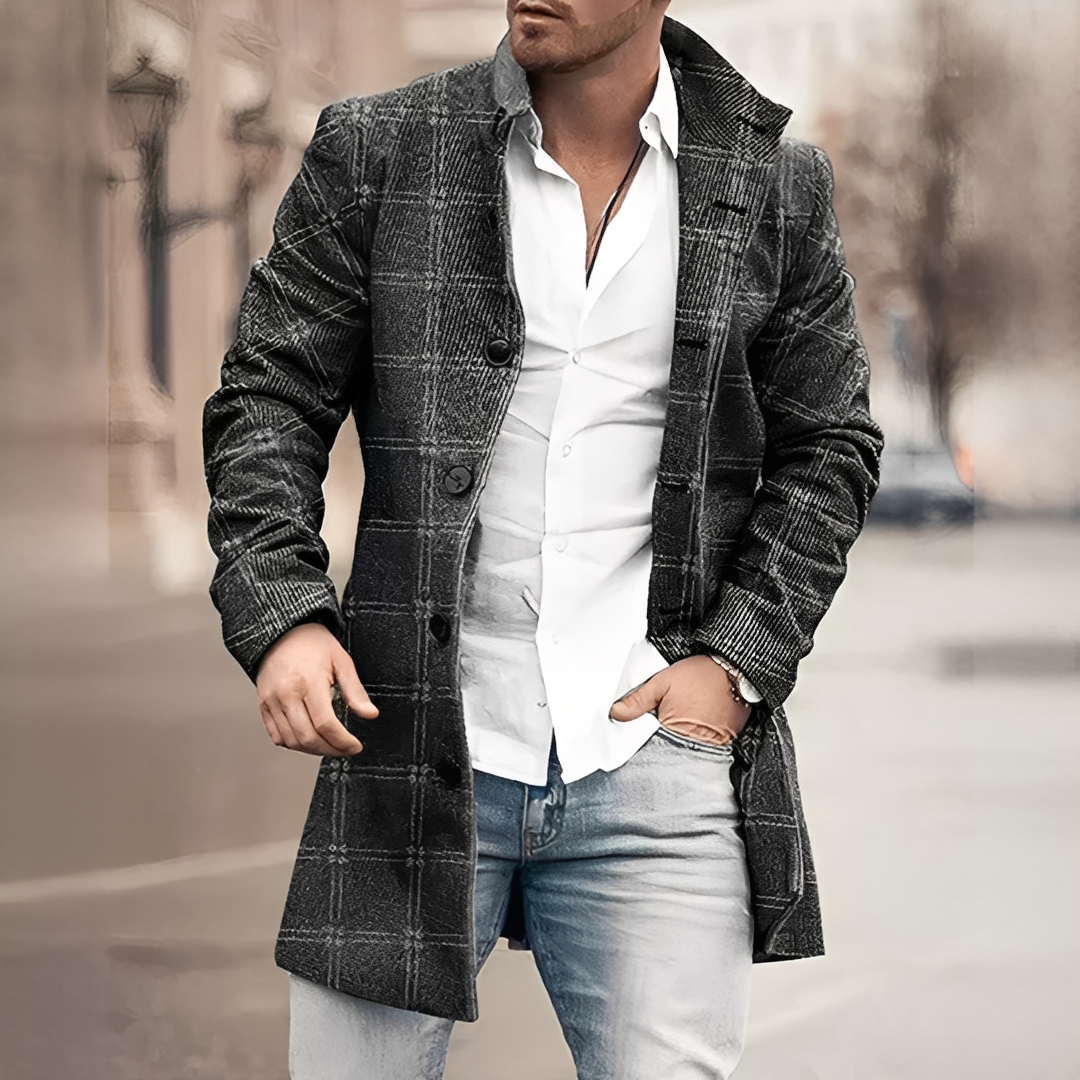 Donald - Zimní trendy trenčkot pro muže