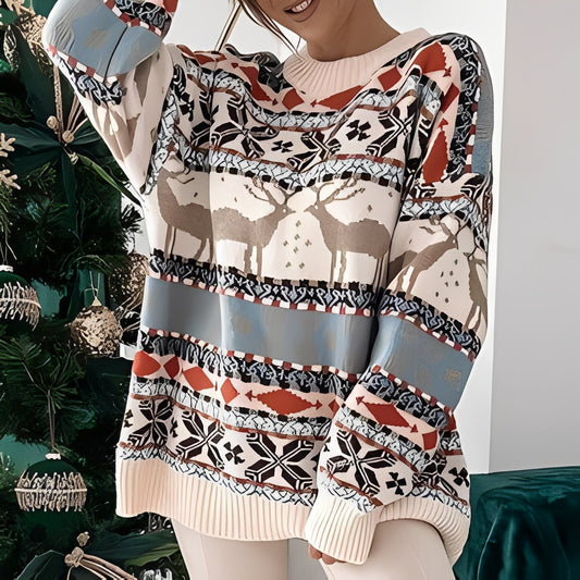 Rosemary - Stylový, teplý vánoční svetr pro ženy