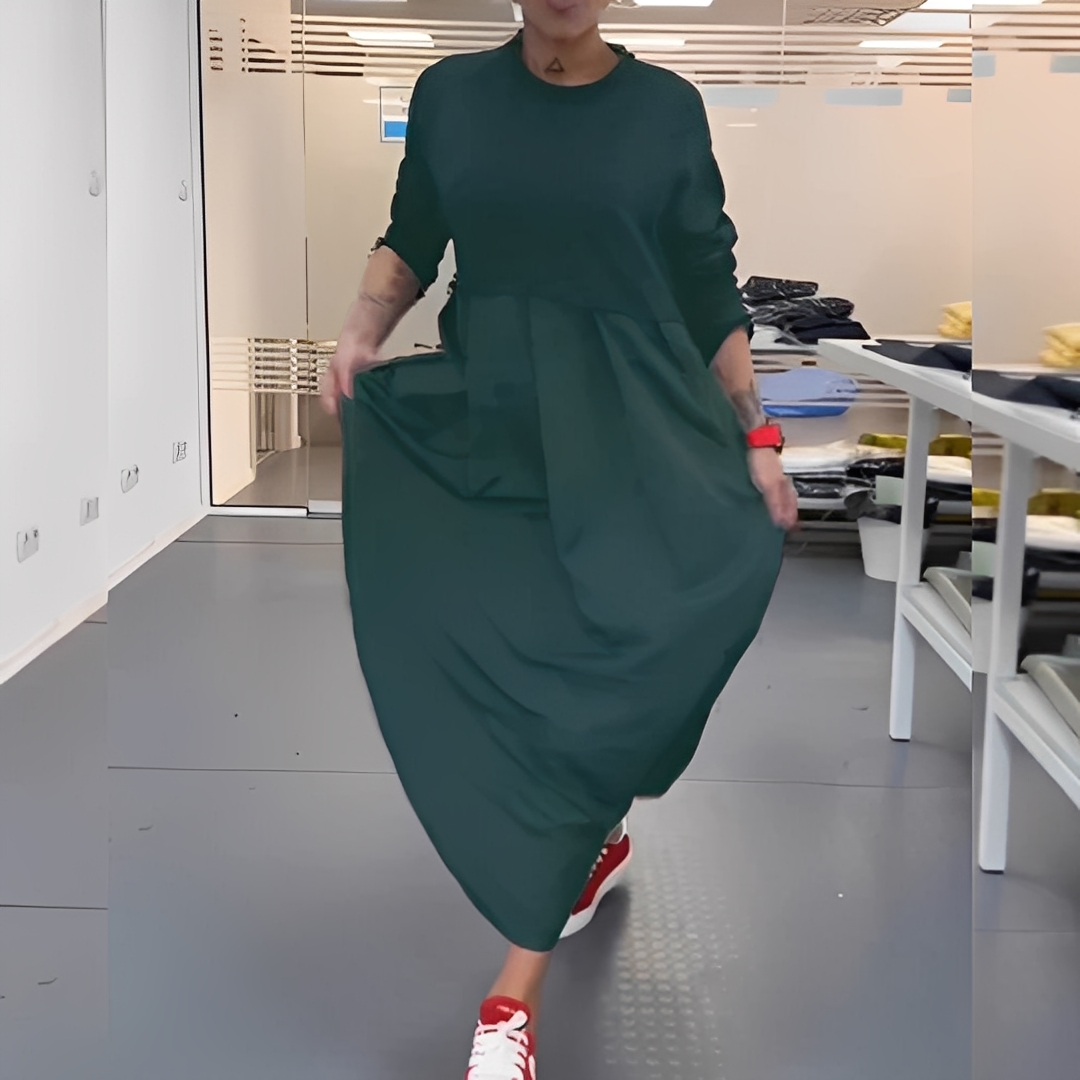 Gisèle - Šaty s kulatým výstřihem pro ženy