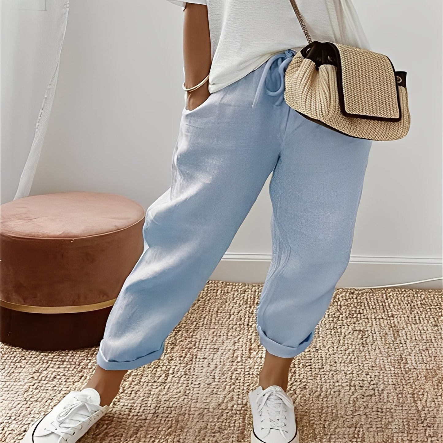 Brigitte - Kalhoty s šňůrkou pro ženy