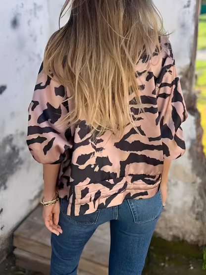 Ryana - Módní dámská bunda se zipem