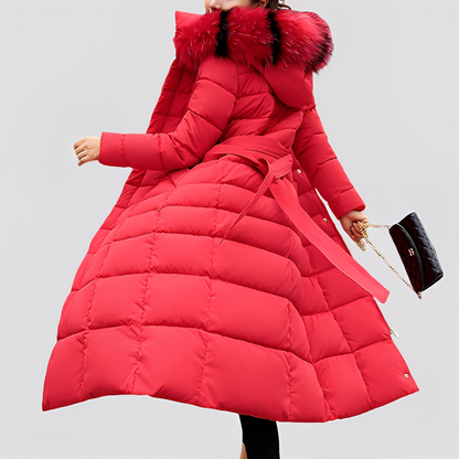 Mollie - Moderní, hřejivý dlouhý kabát pro ženy