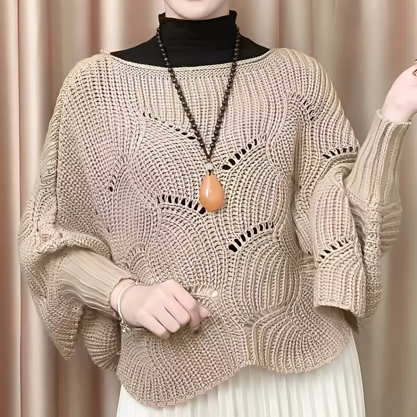 Celestine - Dámský termo svetr s rozšířenými rukávy