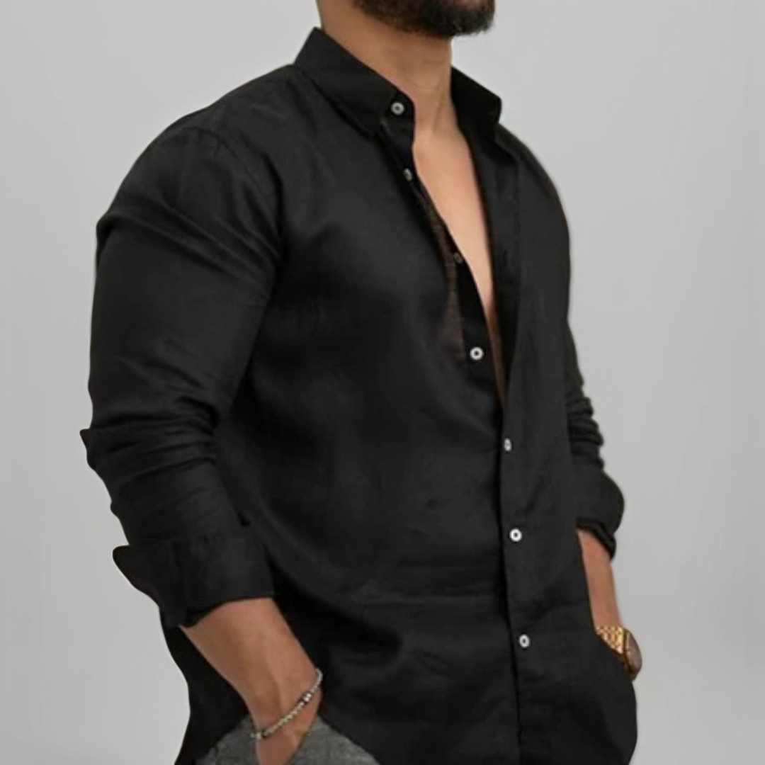 Kurt - Elegantní košile s dlouhými rukávy pro muže