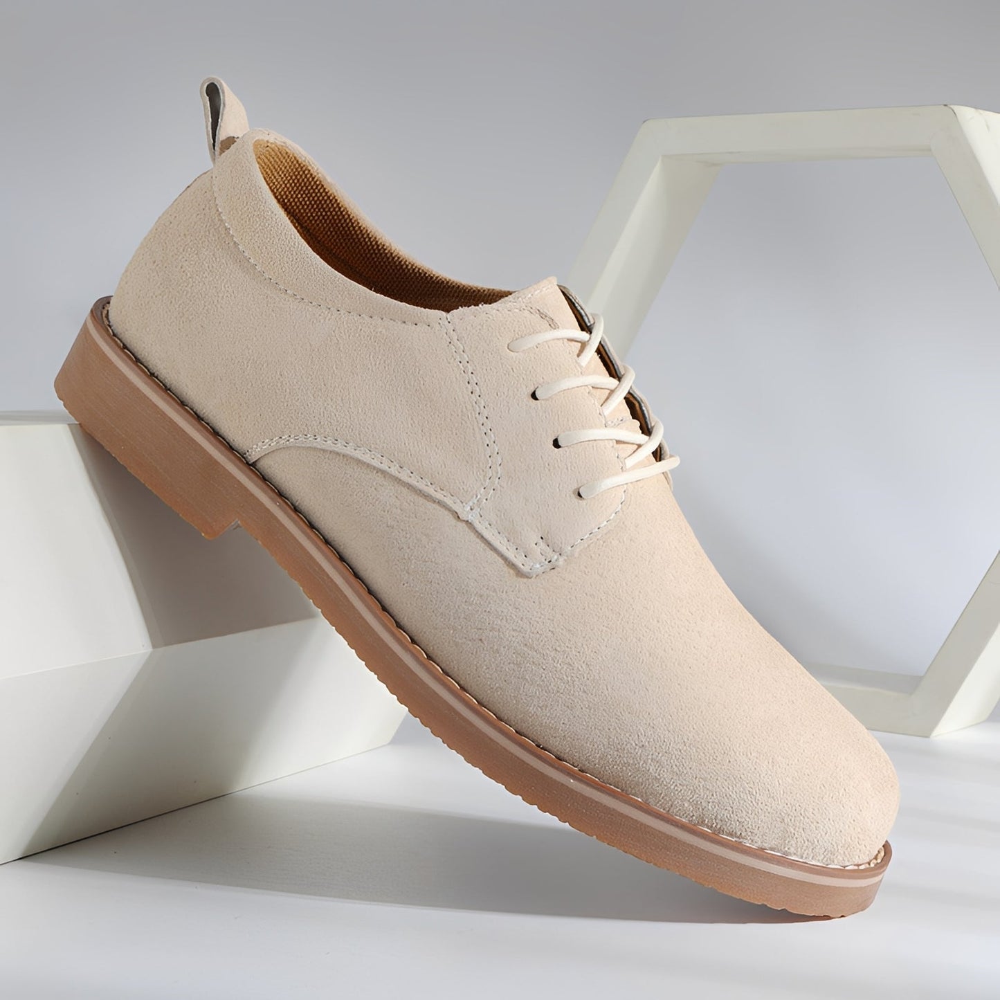 Austin - Pohodlné formální semišové pánské boty