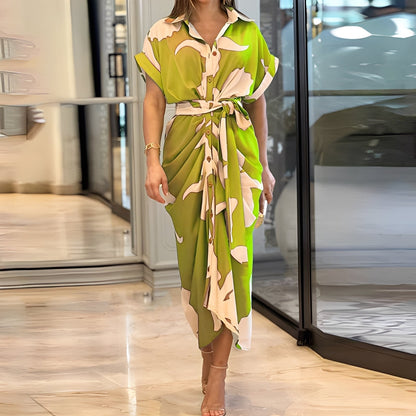 Charlène - Elegantní knoflíkové šaty pro ženy