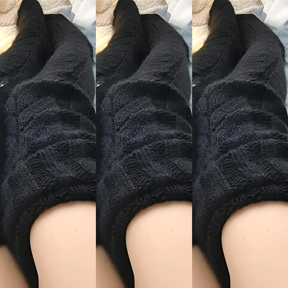 Hailee - Teplé pletené nadkolenky pro ženy