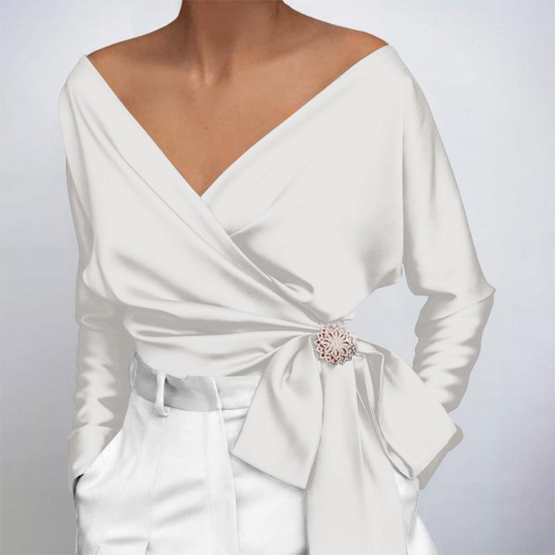 Alayah - Lehká hedvábná halenka na léto