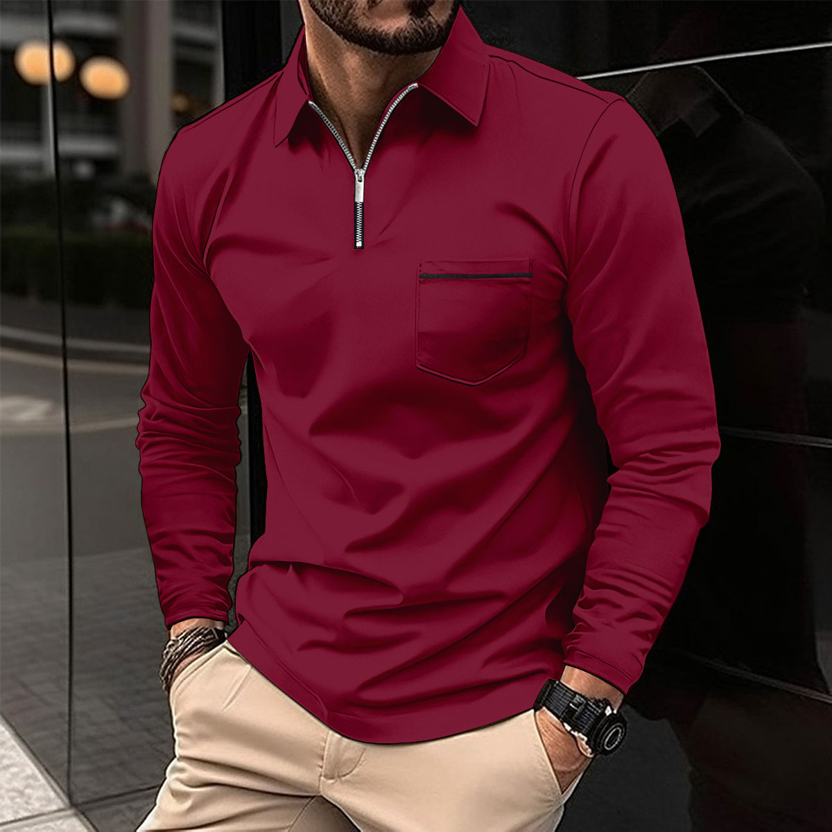 Romeo – Polo s dlouhým rukávem