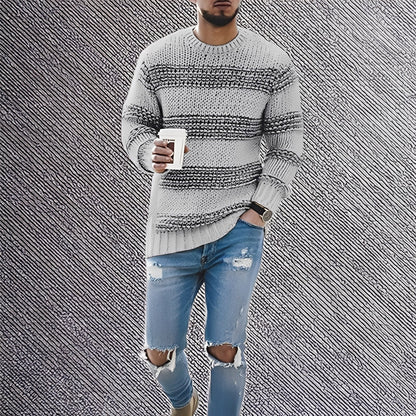 Kenzo - Svetr s měkkými pruhy pro muže