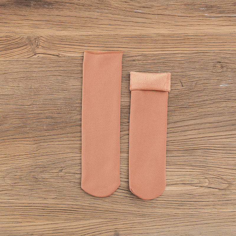 Gloria - Hřejivé sametové zimní ponožky pro ženy