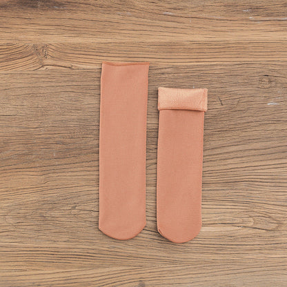 Gloria - Hřejivé sametové zimní ponožky pro ženy