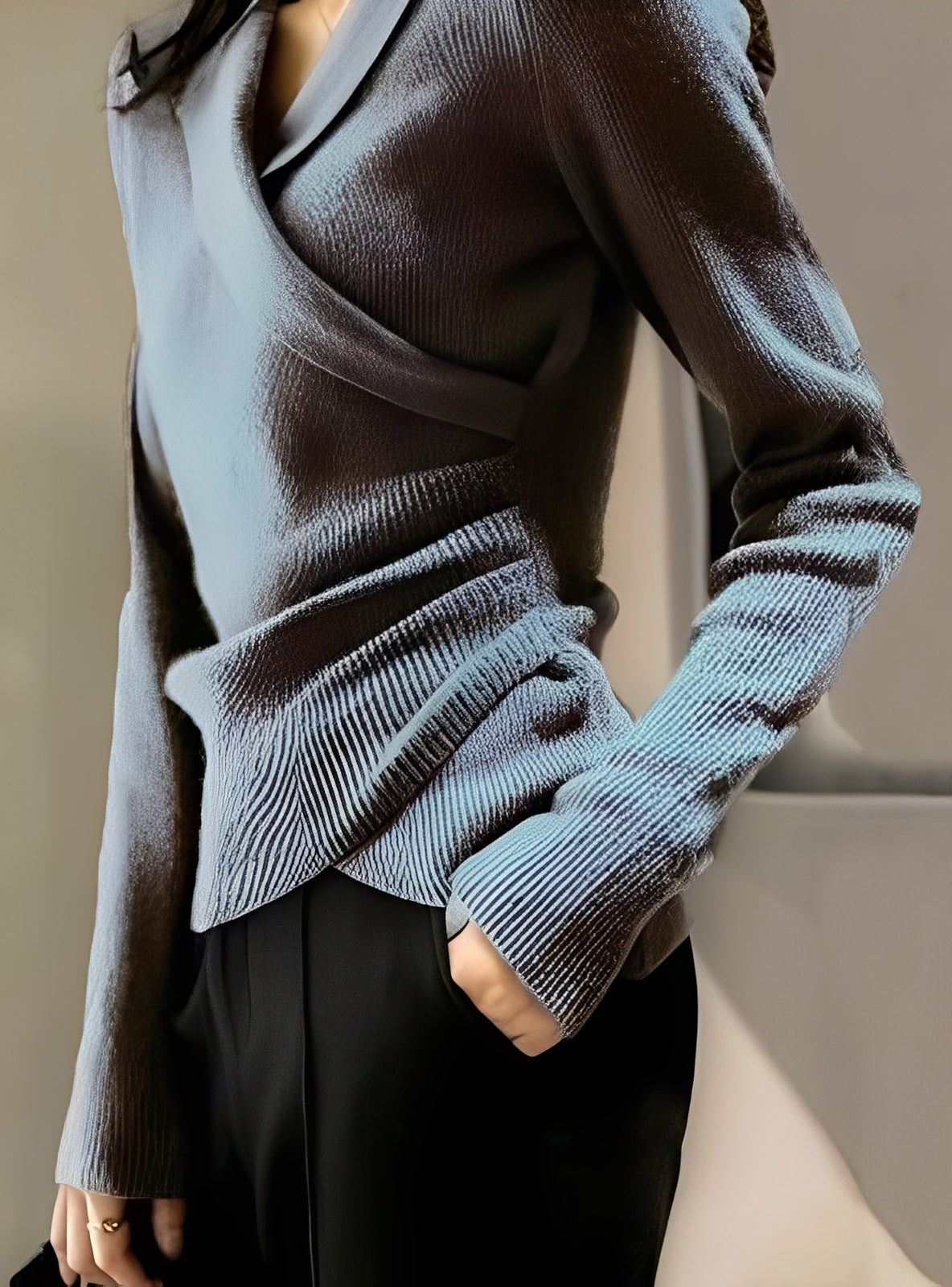 Kaelee - Tradiční teplý pletený svetr pro ženy