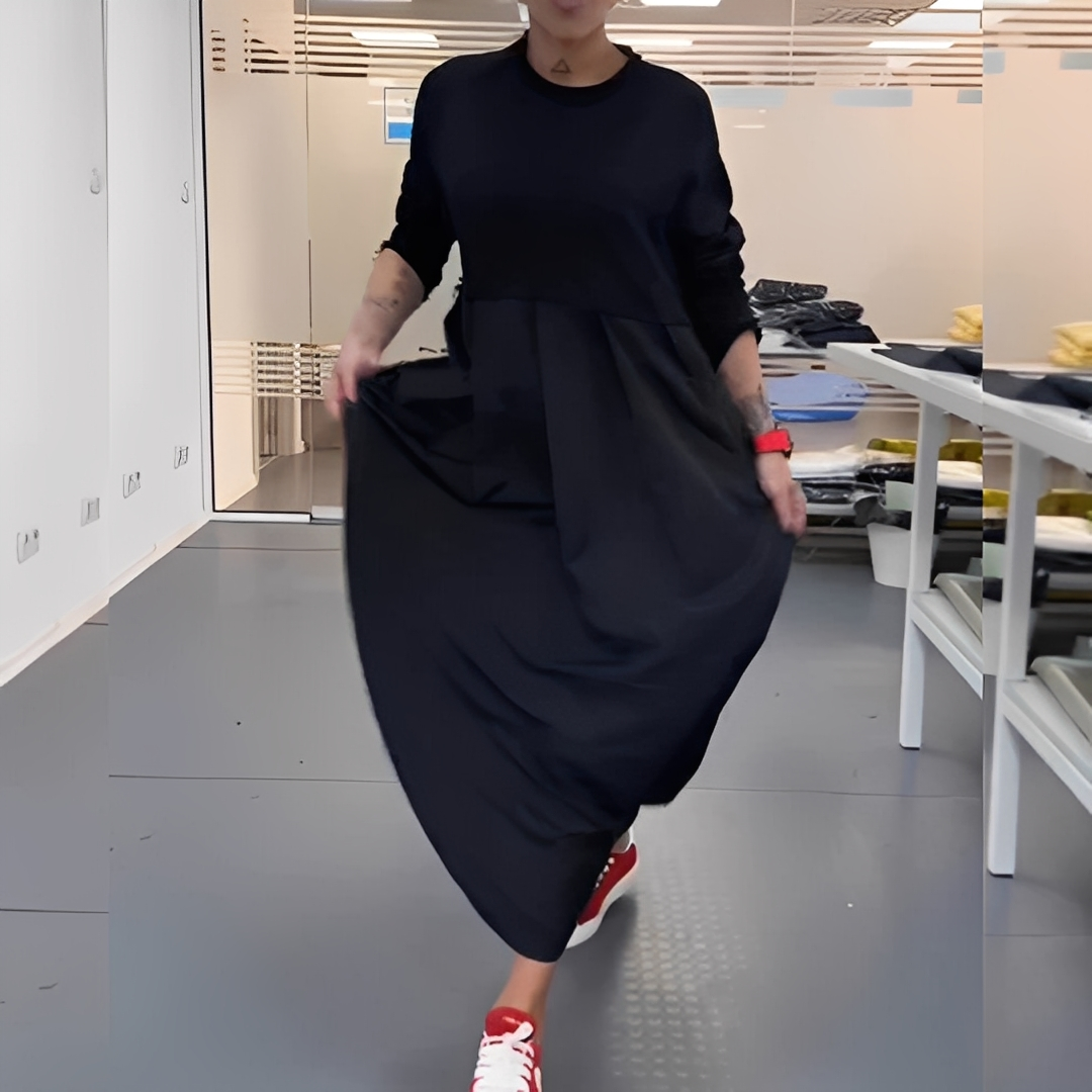 Gisèle - Šaty s kulatým výstřihem pro ženy