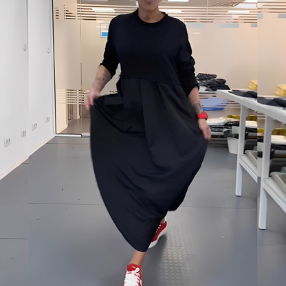 Gisèle - Šaty s kulatým výstřihem pro ženy