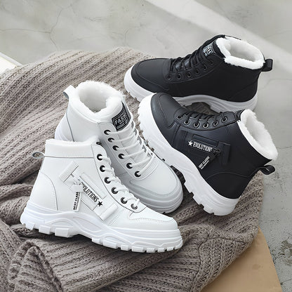 Jazmine - Stylové dámské plyšové boty