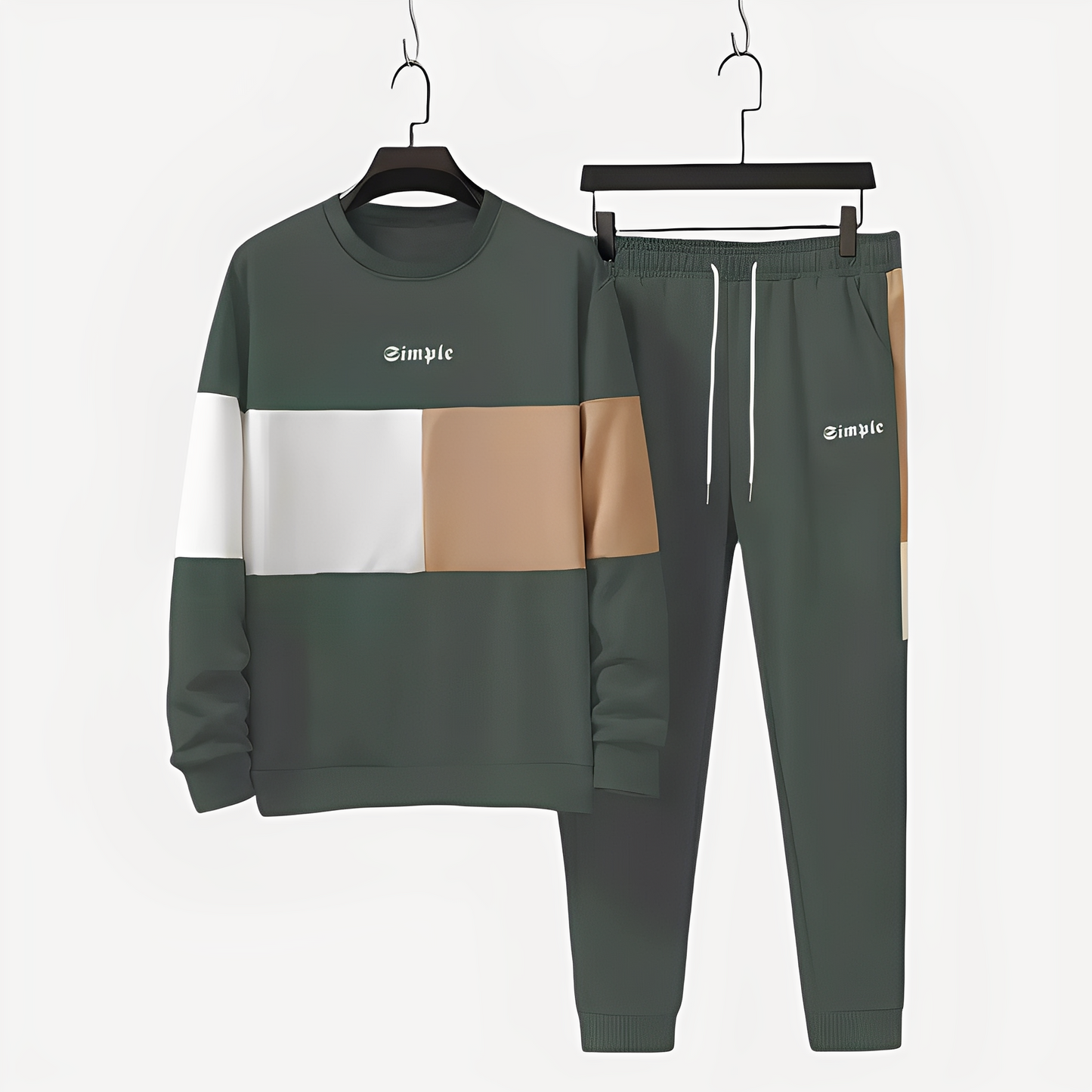 Charlton - Stylová sportovní sada pro muže s blokovým vzorem