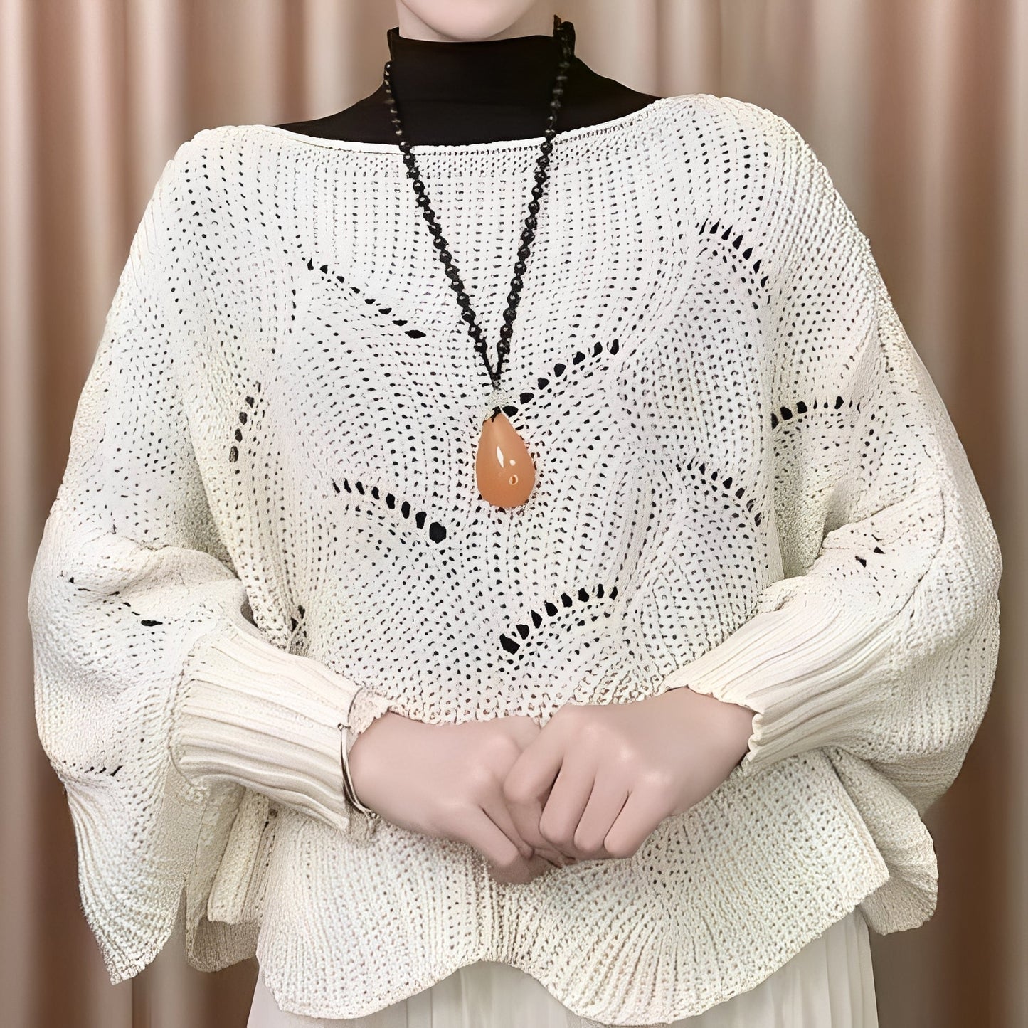 Celestine - Dámský termo svetr s rozšířenými rukávy