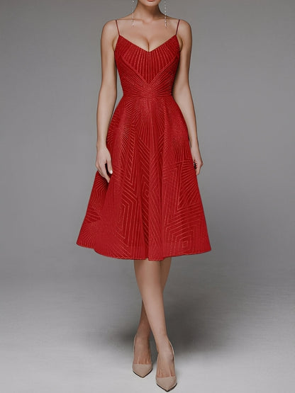 Anabelle - Hezké šaty s tenkými ramínky bez rukávů pro ženy