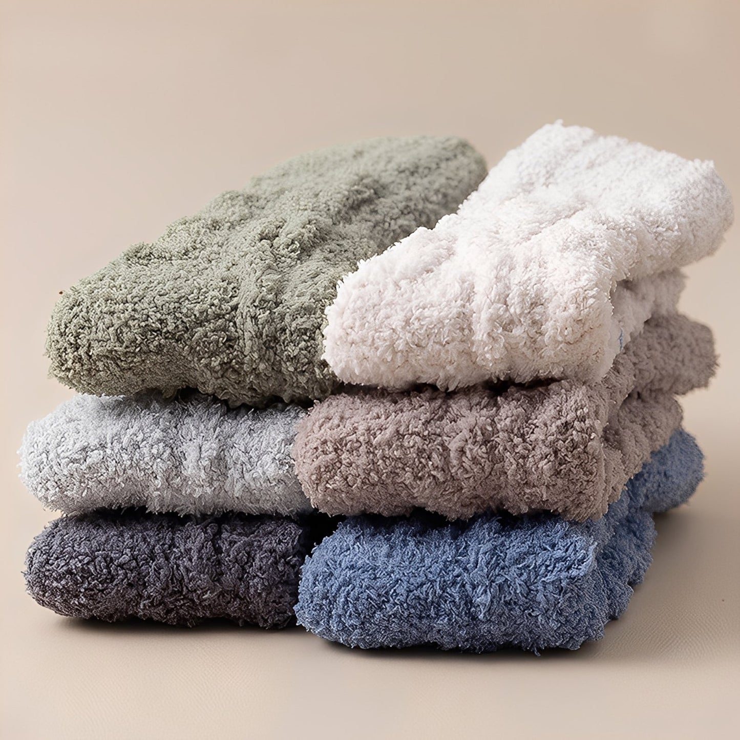 Neely - Unisex teplé fleecové ponožky