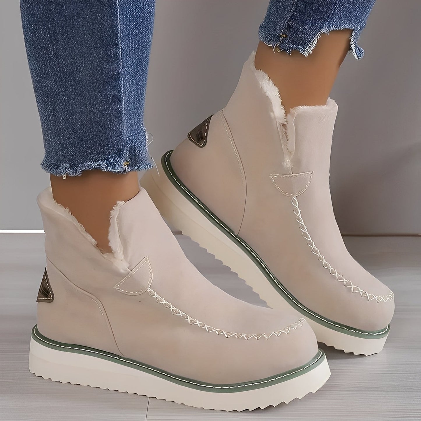 Ashlee - Dámské zimní boty na klínku