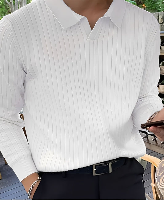 Hector - Slim-Fit pánský svetr s tradičním vzhledem