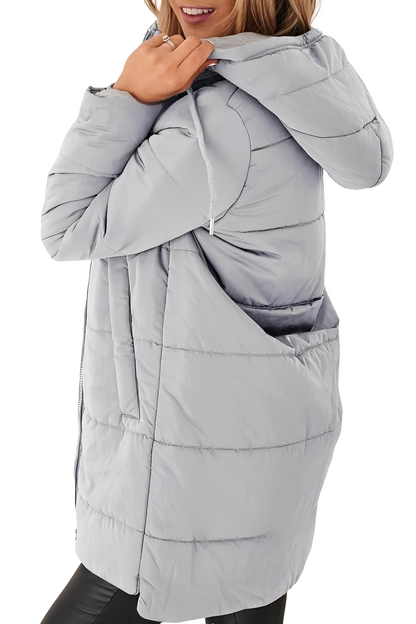 Lesley - Moderní péřová bunda s kapucí pro dámy