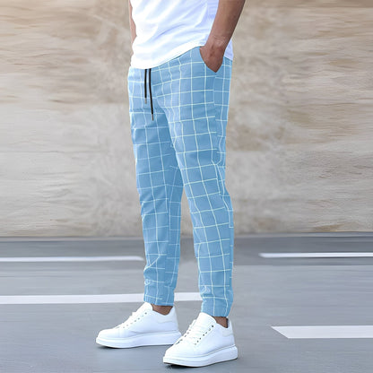 Geoffroy - Pohodlné kalhoty s šňůrkou pro muže