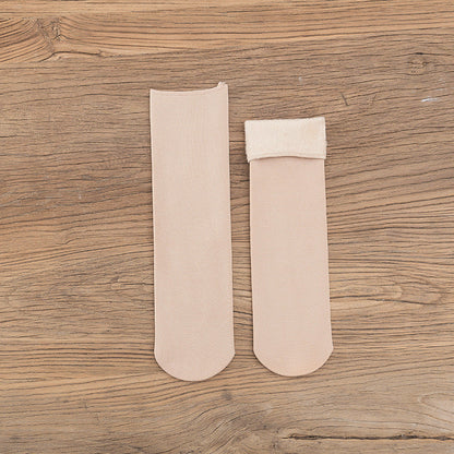 Gloria - Hřejivé sametové zimní ponožky pro ženy