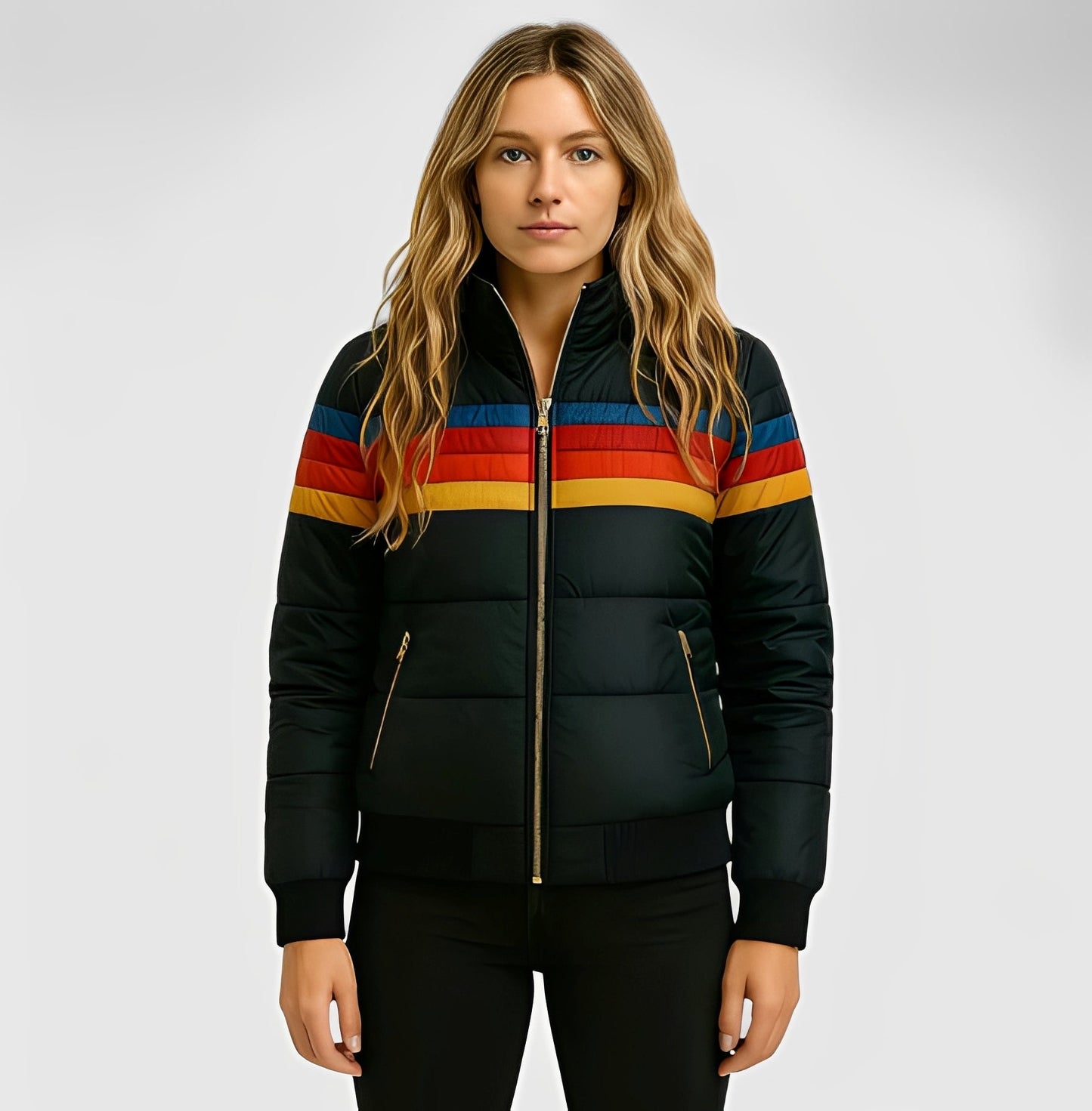 Hesterr - Kabát s kapucí z umělé kožešiny pro ženy