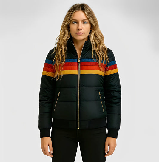 Hesterr - Kabát s kapucí z umělé kožešiny pro ženy