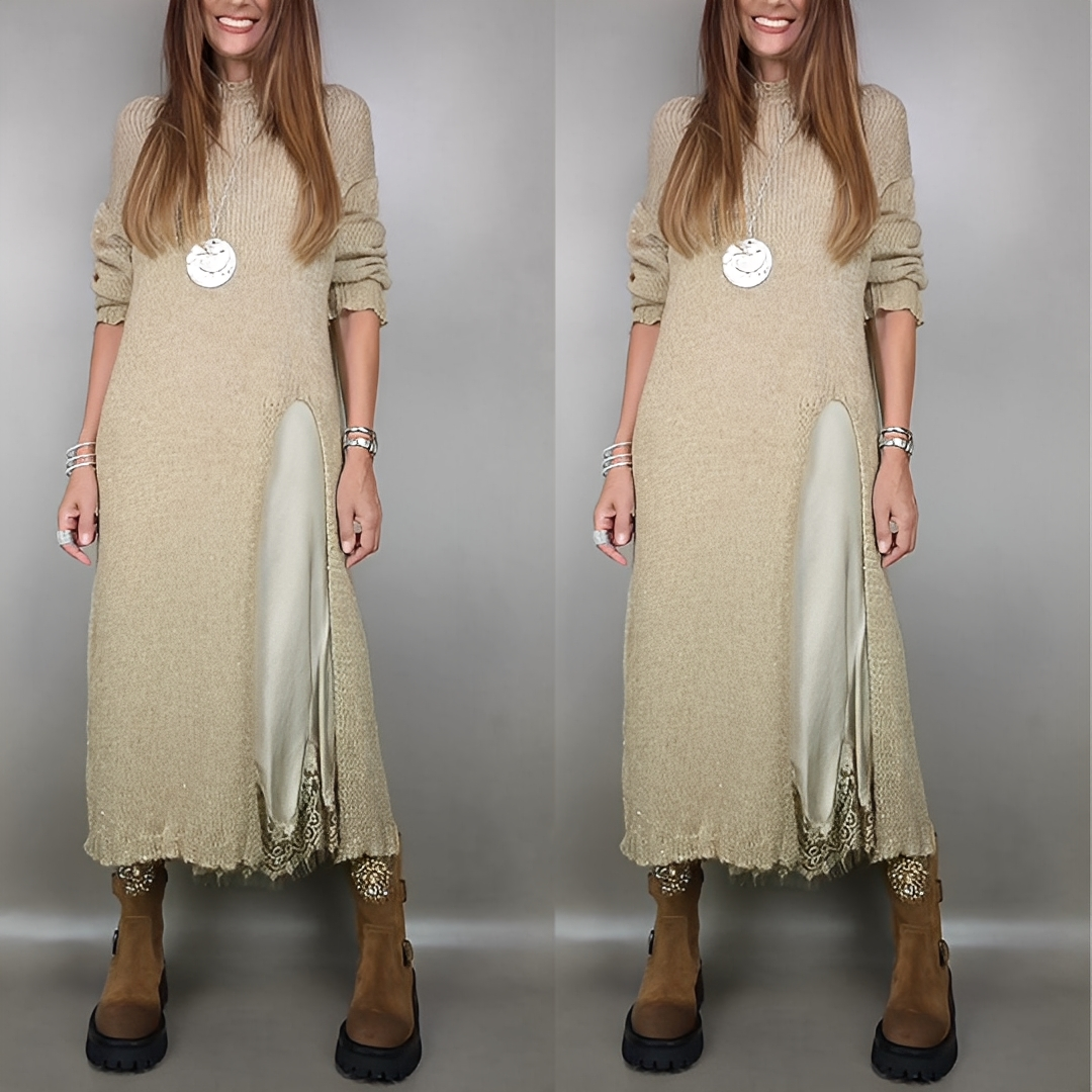 Fanny - Svetr a elegantní šaty pro ženy definovat