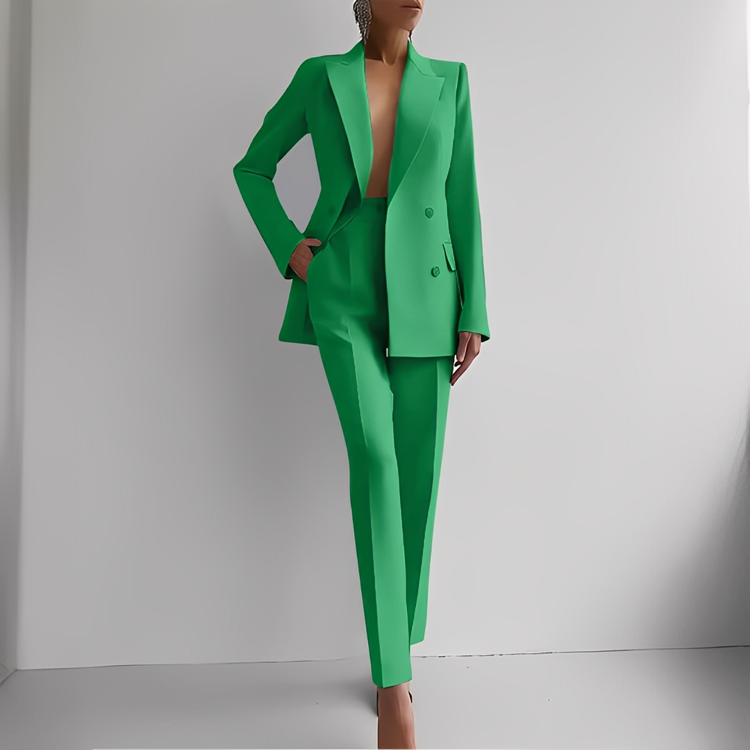 Marguerite - Souprava formální kostým s dlouhým sakem pro ženy