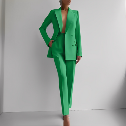 Marguerite - Souprava formální kostým s dlouhým sakem pro ženy